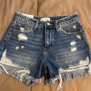 Distressed Denim Shorts!